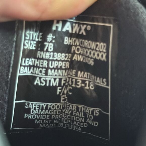 Sample -HAWX WOMEN'S 6" UNIFORM WORK BOOTS - COMPOSITE TOE - Picture 12 of 12